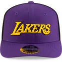 casquette-courbee-violette-et-noire-snapback-9seventy-statement-stretch-snap-los-angeles-lakers-nba-new-era