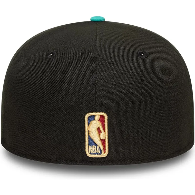 svart-och-gron-fitted-platt-keps-59fifty-classic-fran-memphis-grizzlies-nba-av-new-era