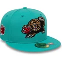 gorra-plana-verde-ajustada-59fifty-classic-de-memphis-grizzlies-nba-de-new-era