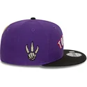 casquette-plate-violette-et-noire-snapback-9fifty-classic-toronto-raptors-nba-new-era