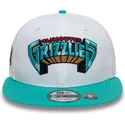 casquette-plate-blanche-et-verte-snapback-9fifty-classic-memphis-grizzlies-nba-new-era