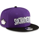 casquette-plate-violette-et-noire-snapback-9fifty-classic-sacramento-kings-nba-new-era