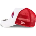 weisse-und-rote-a-frame-classic-trucker-kappe-der-golden-state-warriors-nba-von-new-era