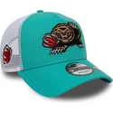 casquette-trucker-verte-et-blanche-a-frame-classic-memphis-grizzlies-nba-new-era