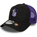 gorra-trucker-negra-y-violeta-a-frame-classic-de-sacramento-kings-nba-de-new-era