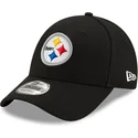 gorra-curva-negra-ajustable-9forty-the-league-de-pittsburgh-steelers-nfl-de-new-era