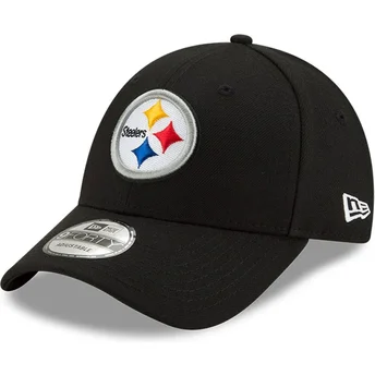 Verstellbare schwarze Kappe 9FORTY The League der Pittsburgh Steelers NFL von New Era