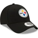 casquette-courbee-noire-ajustable-9forty-the-league-pittsburgh-steelers-nfl-new-era