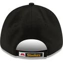 gorra-curva-negra-ajustable-9forty-the-league-de-pittsburgh-steelers-nfl-de-new-era