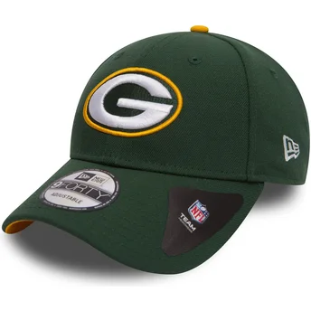 Casquette courbée verte ajustable 9FORTY The League Green Bay Packers NFL New Era