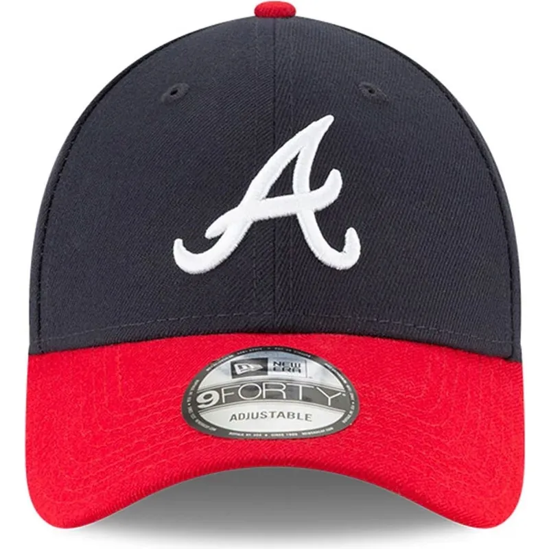 bojd-keps-marinbla-och-rod-justerbar-9forty-the-league-fran-atlanta-braves-mlb-av-new-era