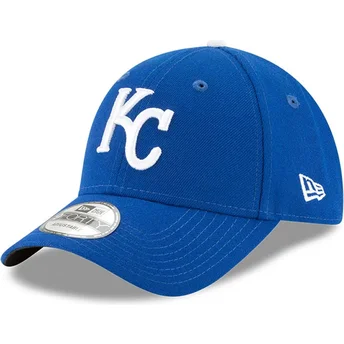 Blå böjd justerbar keps 9FORTY The League från Kansas City Royals MLB av New Era