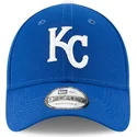 casquette-courbee-bleue-ajustable-9forty-the-league-kansas-city-royals-mlb-new-era