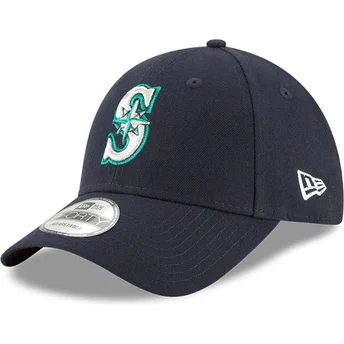 Casquette courbée bleue marine ajustable 9FORTY The League Seattle Mariners MLB New Era