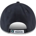 marineblaue-verstellbare-curved-cap-9forty-the-league-der-seattle-mariners-mlb-von-new-era