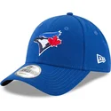 blaue-verstellbare-curved-cap-9forty-the-league-der-toronto-blue-jays-mlb-von-new-era