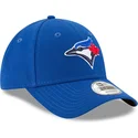 new-era-curved-brim-9forty-the-league-toronto-blau-jays-mlb-adjustable-cap-blau