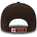 casquette-courbee-marron-ajustable-9forty-the-league-cleveland-browns-nfl-new-era