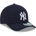 new-era-new-york-yankees-mlb-9forty-m-crown-player-replica-snapback-kappe-in-marineblau