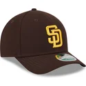 casquette-courbee-marron-snapback-9forty-m-crown-player-replica-san-diego-padres-mlb-new-era