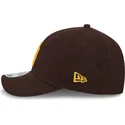 casquette-courbee-marron-snapback-9forty-m-crown-player-replica-san-diego-padres-mlb-new-era