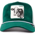 casquette-trucker-verte-et-blanche-vache-cash-emerald-cow-the-farm-jewel-tones-goorin-bros