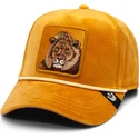 zolta-czapka-z-zakrzywionym-daszkiem-snapback-lew-lion-royalty-the-farm-od-goorin-bros