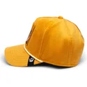 zolta-czapka-z-zakrzywionym-daszkiem-snapback-lew-lion-royalty-the-farm-od-goorin-bros