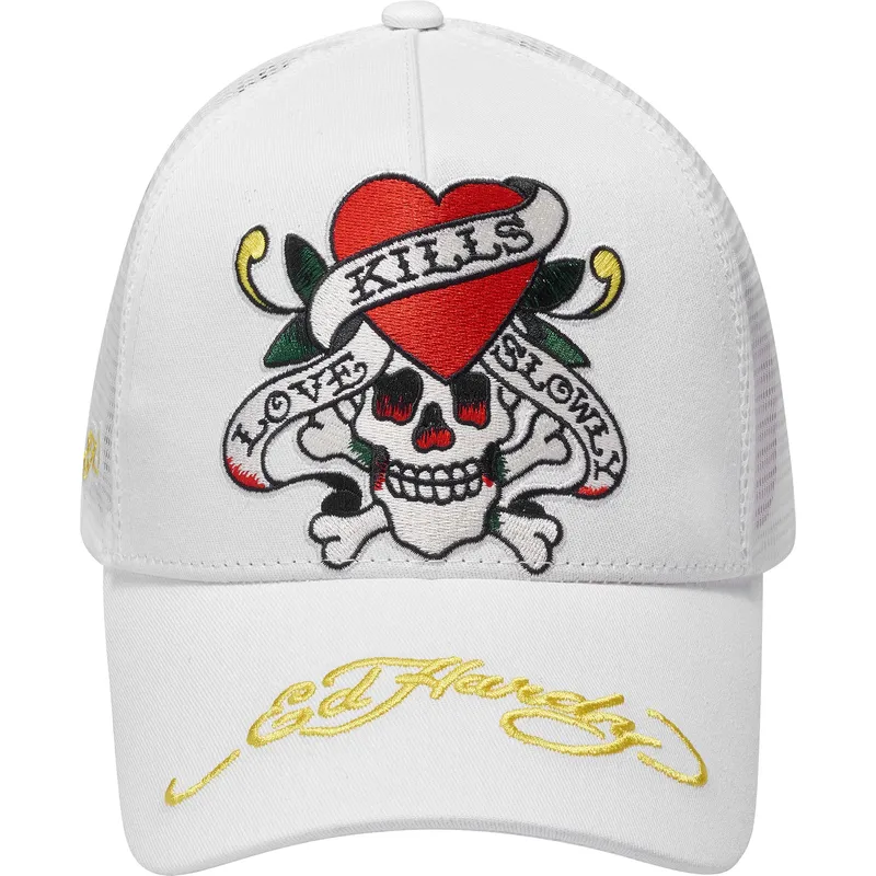 ed-hardy-weisse-trucker-cap-love-kills-slowly