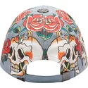 justerbar-bla-bojd-keps-skull-rose-denim-av-ed-hardy