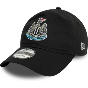 Svart justerbar böjd keps 9TWENTY Core från Newcastle United Football Club Premier League av New Era
