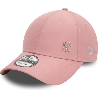 Ροζ ρυθμιζόμενο καπέλο με καμπύλη 9FORTY Flawless New York Yankees MLB της New Era