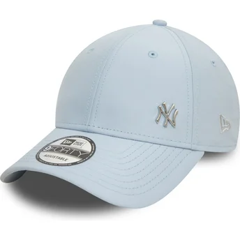 Regulowana jasnoniebieska czapka z zakrzywionym daszkiem 9FORTY Flawless New York Yankees MLB od New Era