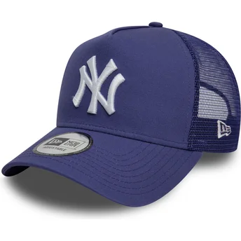 Casquette trucker violette 9FORTY A Frame League Essential New York Yankees MLB New Era