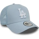 new-era-9forty-a-frame-league-essential-los-angeles-dodgers-mlb-light-blue-trucker-hat