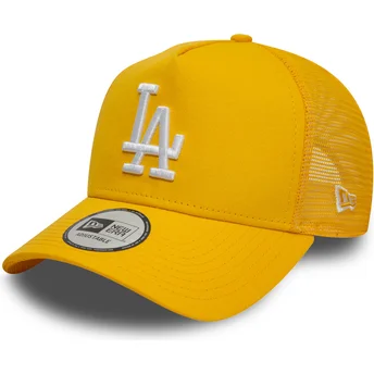 Κίτρινο trucker καπέλο 9FORTY A Frame League Essential των Los Angeles Dodgers MLB από την New Era