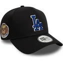 gorra-curva-negra-snapback-con-logo-azul-9forty-a-frame-world-series-patch-de-los-angeles-dodgers-mlb-de-new-era