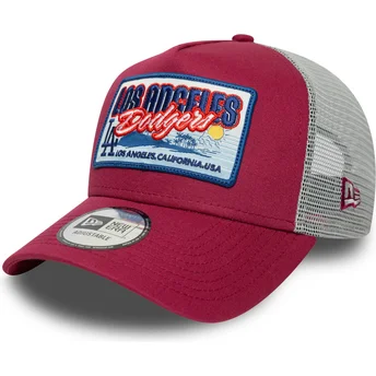 Κόκκινο καπέλο trucker 9FORTY A Frame Patch Los Angeles Dodgers MLB της New Era