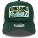 gorra-trucker-verde-9forty-a-frame-patch-de-oakland-athletics-mlb-de-new-era