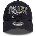 granatowa-zakrzywiona-regulowana-czapka-9twenty-washed-z-krolikiem-bugsem-looney-tunes-od-new-era