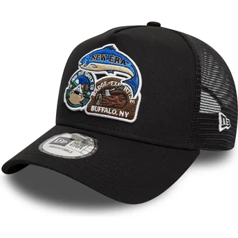 Casquette trucker noire 9FORTY A Frame Outdoor Patch New Era