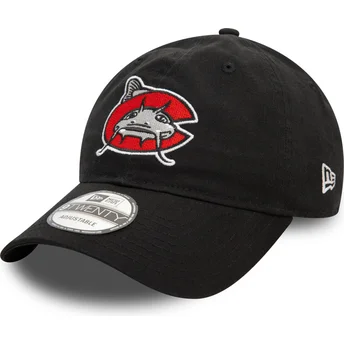 Καπέλο καμπυλωτό μαύρο ρυθμιζόμενο 9TWENTY των Carolina Mudcats MiLB της New Era
