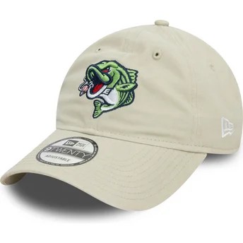 Ρυθμιζόμενο μπεζ καπέλο με καμπύλη 9TWENTY των Gwinnett Stripers MiLB από τη New Era