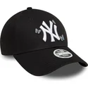 gorra-curva-negra-ajustable-para-mujer-9twenty-icon-butterflies-de-new-york-yankees-mlb-de-new-era