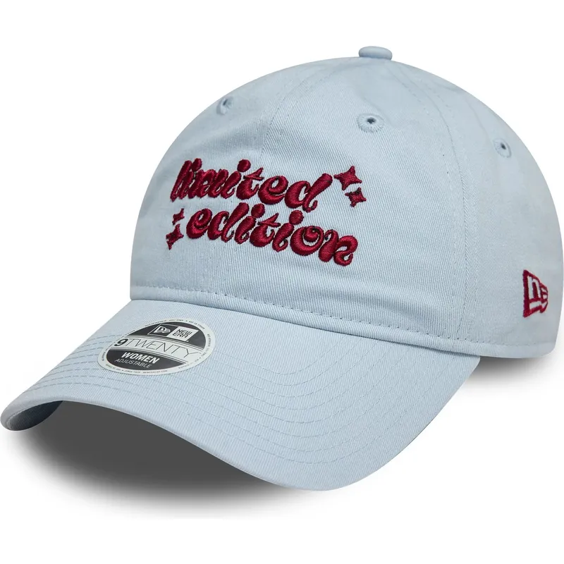 hellblaue-verstellbare-curved-cap-fur-damen-9twenty-von-limited-edition-von-new-era