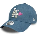 gorra-curva-azul-ajustable-para-mujer-9forty-denim-icon-heart-de-los-angeles-dodgers-mlb-de-new-era