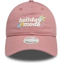 rosa-justerbar-bojd-keps-for-kvinnor-9twenty-holiday-mode-fran-new-era