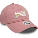rosa-justerbar-bojd-keps-for-kvinnor-9twenty-holiday-mode-fran-new-era