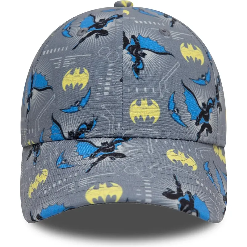 grau-gebogene-kappe-fur-jungen-9forty-all-over-print-von-batman-dc-comics-von-new-era
