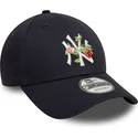 new-york-yankees-mlb-9forty-marineblaue-curved-cap-mit-frucht-icon-von-new-era